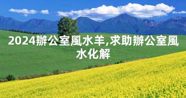 2024辦公室風水羊,求助辦公室風水化解