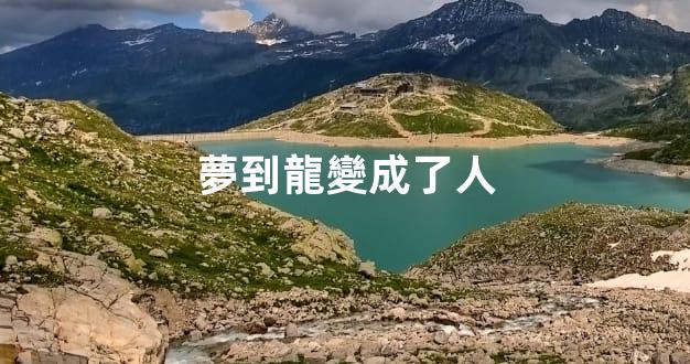 夢到龍變成了人