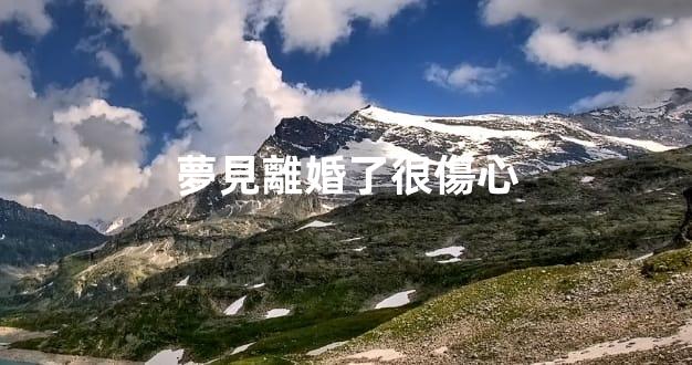 夢見離婚了很傷心