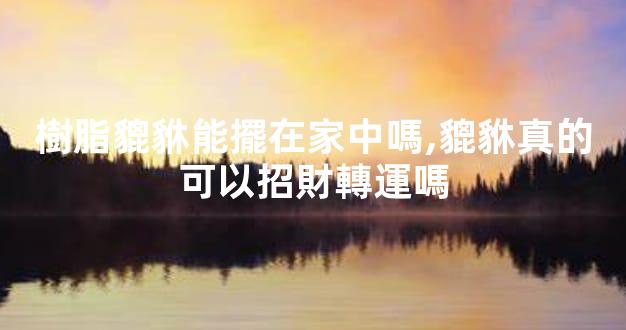樹脂貔貅能擺在家中嗎,貔貅真的可以招財轉運嗎