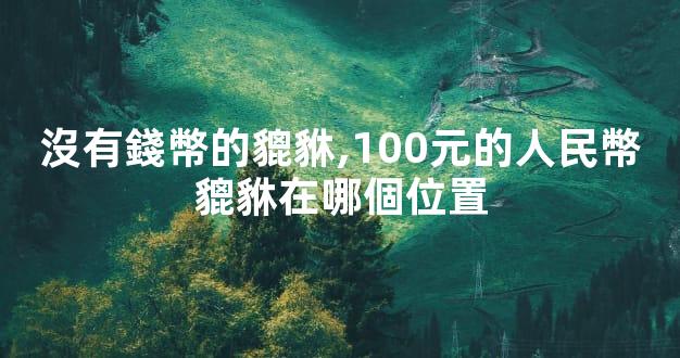 沒有錢幣的貔貅,100元的人民幣貔貅在哪個位置
