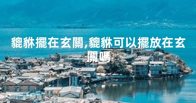 貔貅擺在玄關,貔貅可以擺放在玄關嗎