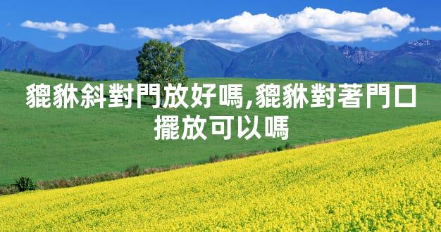 貔貅斜對門放好嗎,貔貅對著門口擺放可以嗎