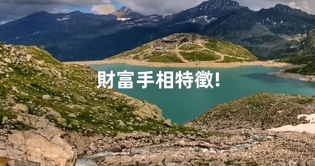 財富手相特徵!