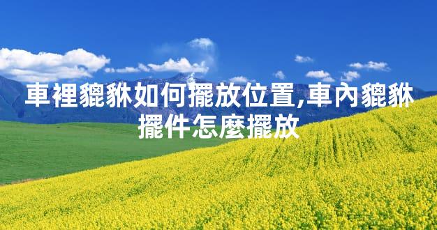 車裡貔貅如何擺放位置,車內貔貅擺件怎麼擺放