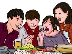 夢見同學聚會吃飯
