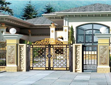 大门口风水禁忌 院子大门图片大全