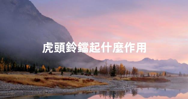 虎頭鈴鐺起什麼作用